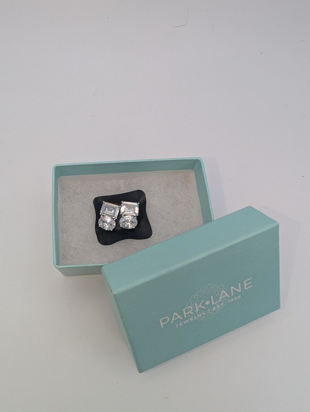 Park Lane Cubic Zirconia Crystal Drop Stud Earrings